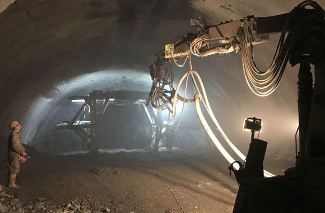 混凝土溼噴機械手在隧道施工中具有重要作用